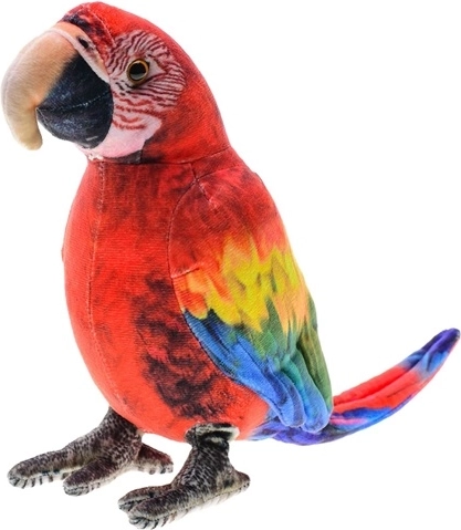 Plišani papagaj ara 20 cm
