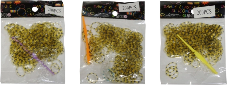 Set gumica s leopard uzorkom – 200 kom