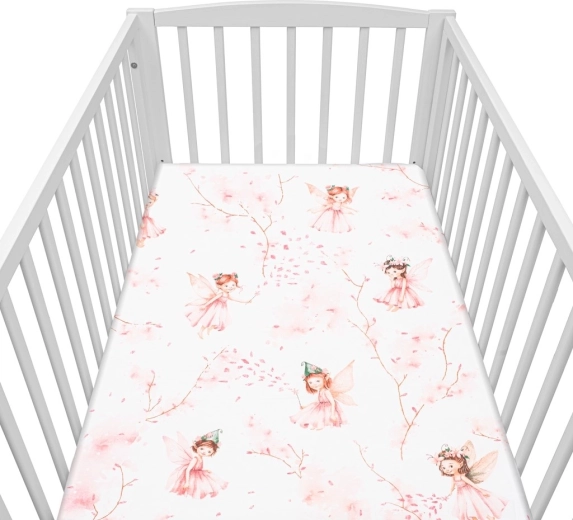 Pamučna plahta za dječji krevetić NEW BABY Vile 120×60 cm