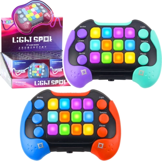 Elektronička igra Light Spot – džepna konzola s 11 načina igre