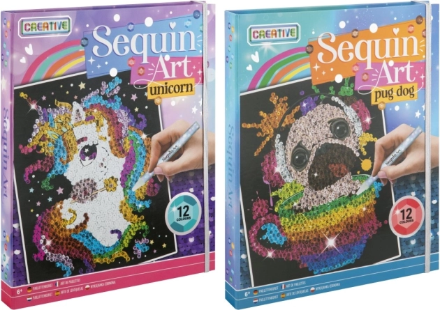 Slikanje po brojevima – jednorog ili psić, 20 × 25 cm