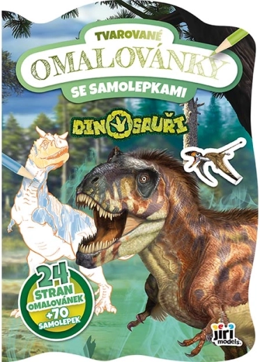 Oslikanke s izrezanim oblicima – dinosauri