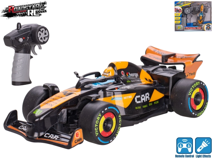 Roadstar RC formula sa svjetlima 13,5 cm 2,4 GHz crna