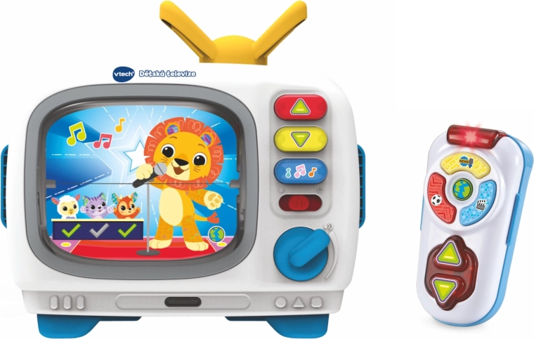 VTech dječji televizor na češkom s daljinskim upravljačem