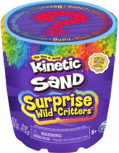 Kinetic Sand kofica s iznenađenjem – divlje životinjice