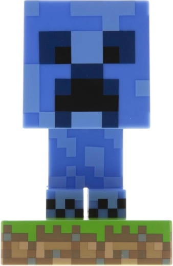LED lampica MINECRAFT – creeper plava (10 cm)