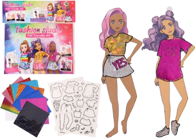 Fashion Academy – creative clothing design kit with holographic foil