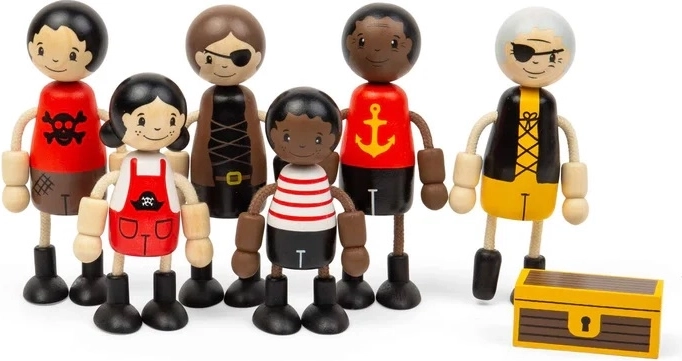 Bigjigs Toys drvene figurice Pirati