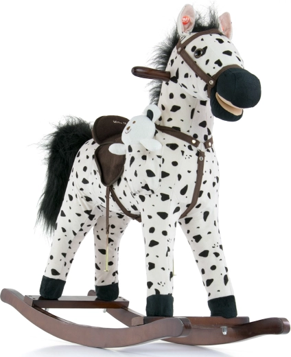 Milly Mally konjić za ljuljanje Mustang black dot