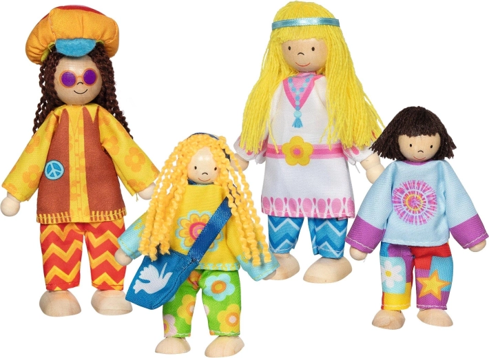 Goki66 bendable figures Love & Harmony family (4 pcs)