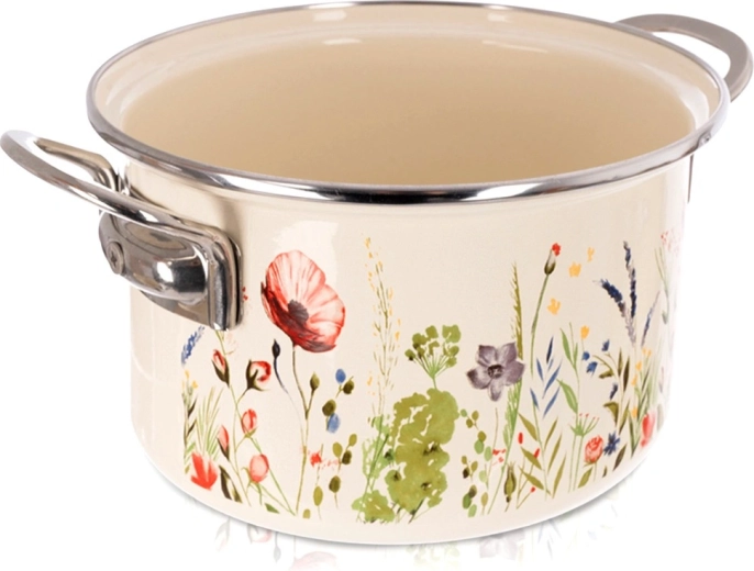 Emajlirani lonac krem Maki 22 cm, 4 l