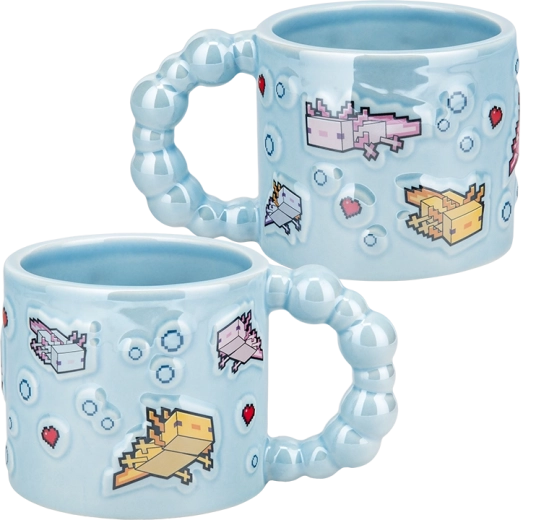 Minecraft šalica axolotl