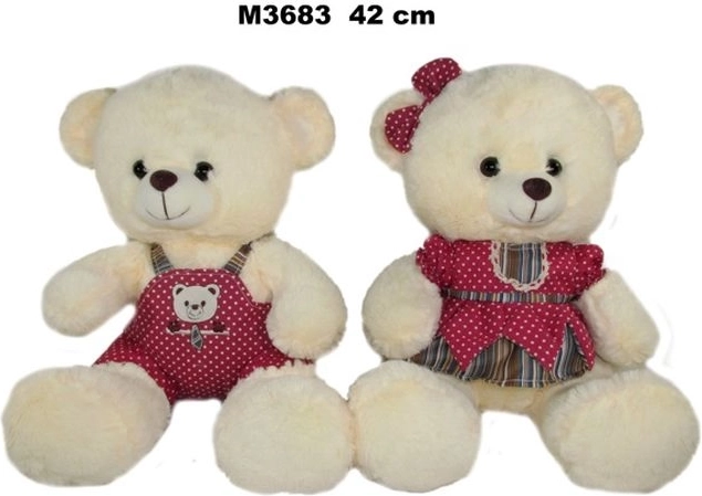 Plišani medvjedić Miš s odjećom 42 cm