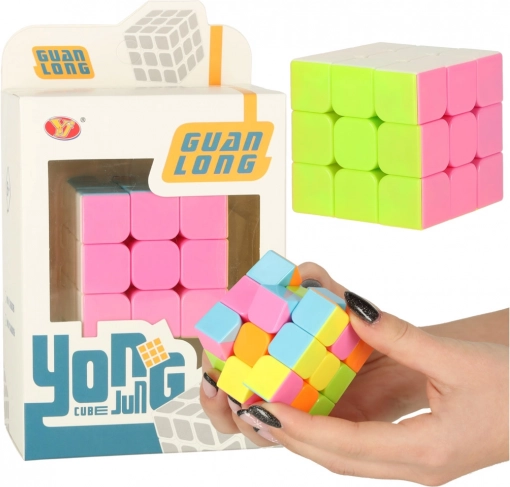 Logička kocka 3x3 neon 5,5 cm