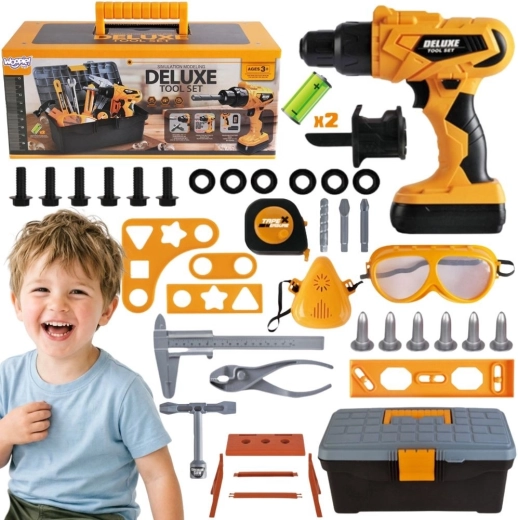 Woopie Little Handyman Tool Set in a Case with Screwdriver
