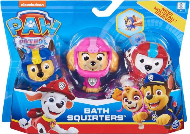 PAW Patrol – set od 3 kupaonske igračke