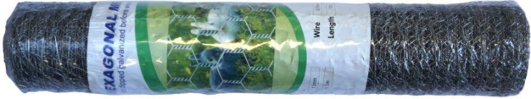 Pocinčana mreža za kuniće 0,7 mm, oko 13 mm, visina 500 mm, 10 m