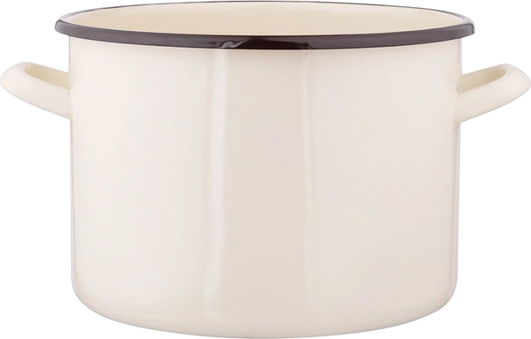 Silesia emajlirani lonac 3,3 l, 18 cm, krem boje