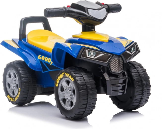 Children's ride-on quad bike with lights and sounds – Blue