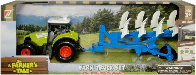 Traktor s prikolicom sa svjetlom i zvukom