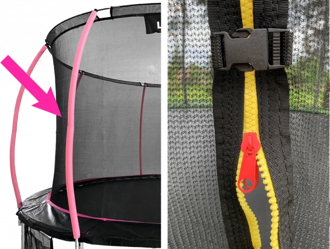 Unutarnja zaštitna mreža za trampolin Sport Max 12ft Pink