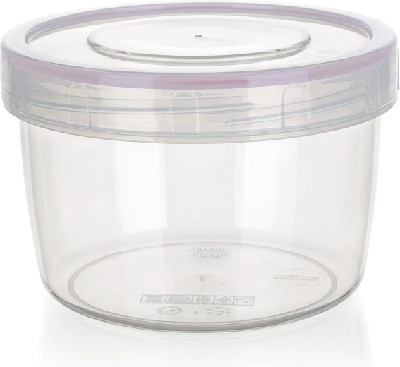 Hermetička okrugla posuda LARA 0,5 l plastika