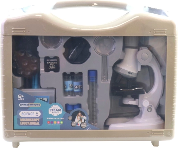 Children's microscope with lighting