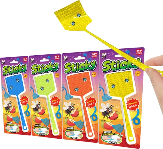 Sticky Slapper with Funny Flies - 1 piece