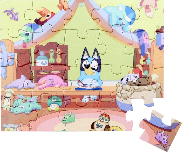 Drvene puzzle Bluey – 20 dijelova