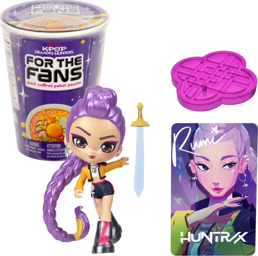 Mattel KPop Demon Hunters kolekcionarska figurica iznenađenja s dodatkom i kolekcionarskom karticom (ramen)