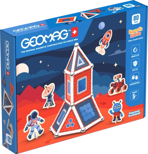 Geomag Stories Mars magnetic construction set 80 pieces