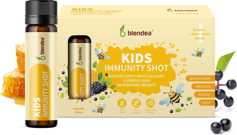 Blendea immunity shot za djecu s propolisom i beta-glukanima 10 × 10 ml