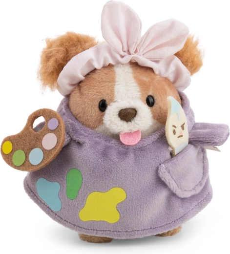 Nici MyMochi plišani koker španijel Brushy 8 cm s kostimom slikara i kistom