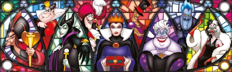 Panoramska slagalica Disney Villains 1000 dijelova