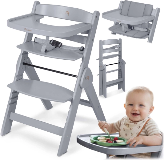 Wooden high chair Nukido Timo