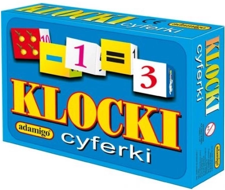 Adamigo slikovne kocke s brojkama (12 dijelova)