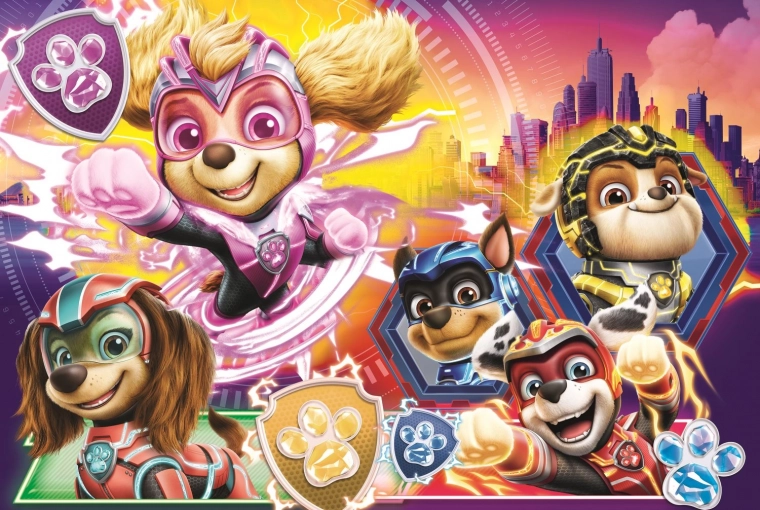 Puzzle Psi Patrol Mighty Pups 100 kom za djecu od 5 godina
