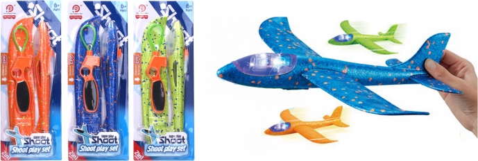 Lansirni avion sa svjetlosnim efektima 34 cm