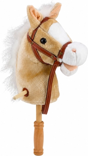 Soft plush head with bridle and mane