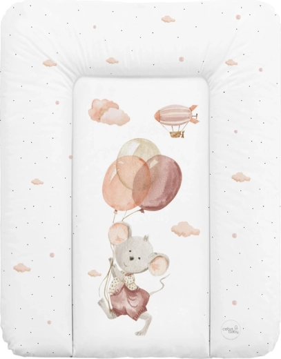 Ceba Baby mekana podloga za previjanje Basic Mouse 50 × 70 cm