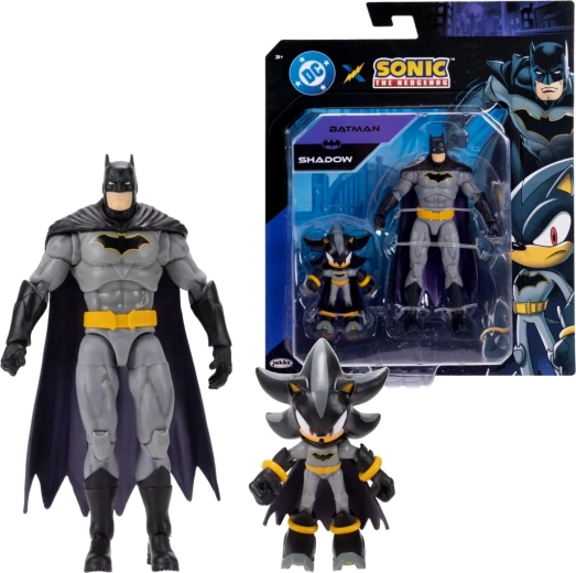 Jakks Pacific set figurica Shadow kao Batman i Batman (Sonic the Hedgehog x DC Comics)