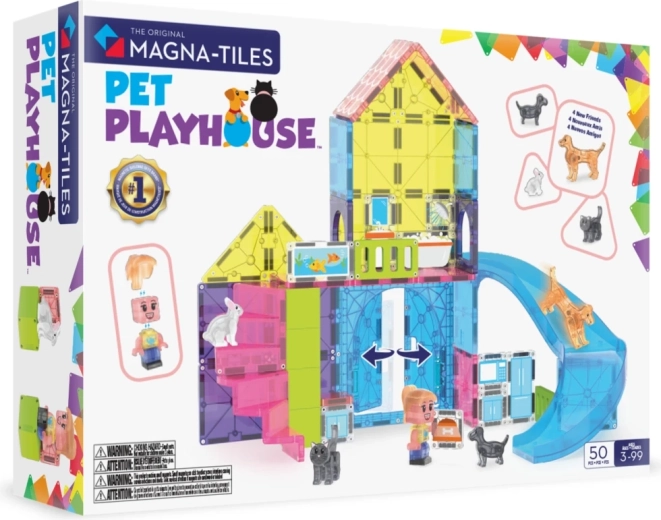 Magna-Tiles kućica za životinjice 50 dijelova
