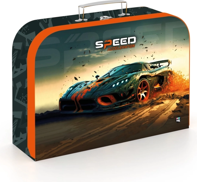 Dječji lamino kofer Auto 34 cm