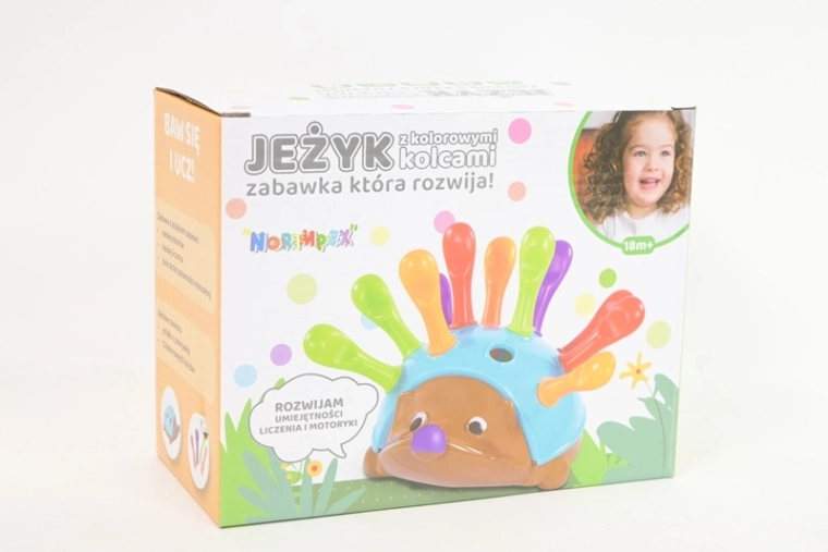Edukativni jež s bodljama, plavi