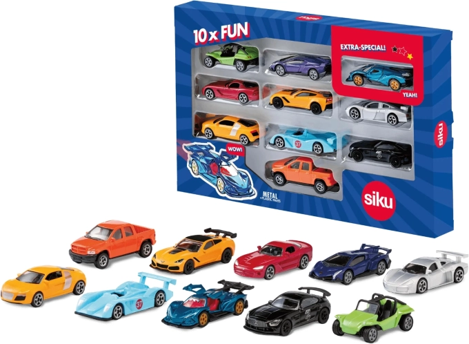 siku poklon set 10 sportskih autića