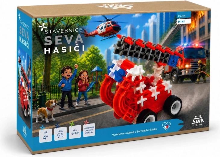 SEVA Mini Firefighters – 95-piece building set