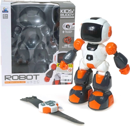 Interaktivni RC robot na daljinsko upravljanje sa snimanjem i upravljačem u obliku sata - 1 komad