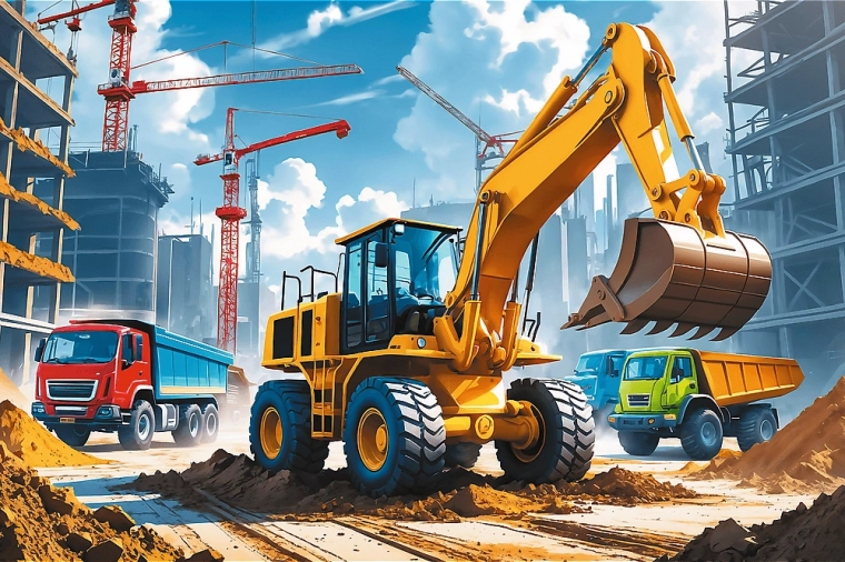 Slagalica Traktor s utovarivačem 60 komada