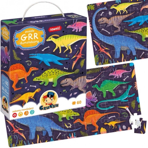 Puzzle CzuCzu Grr Dinosauri 60 komada