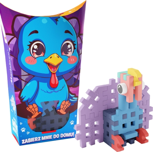 Konstruktivne kocke Mini Waffle Pocket Pets – puran